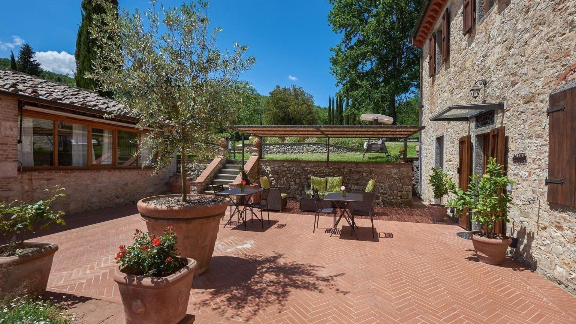 La Corte Del Chianti Classico Гайоле-ин-Кьянти Экстерьер фото